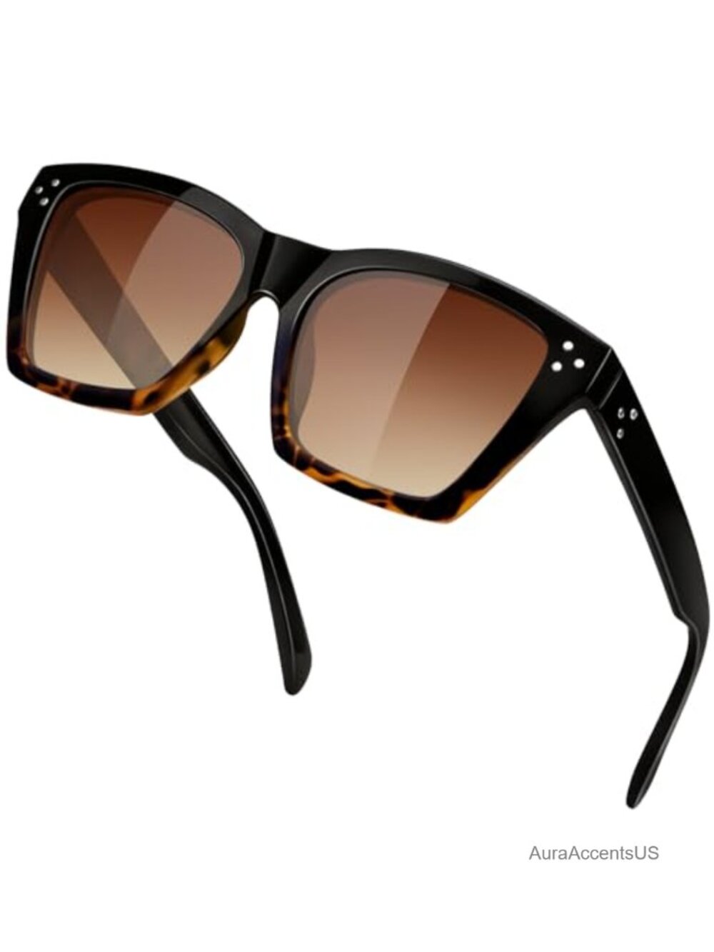 KANASTAL Square Cat Eye Polarized Sunglasses UV400 Modern Eyewear